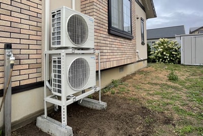 手持ちエアコン取り付け、移設工事。