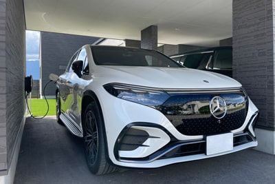 ご自宅で充電できる電気自動車（EV）充電設備設置。